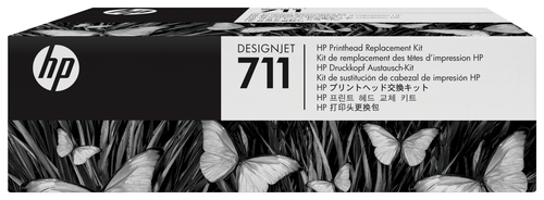 [C1Q10A] HP 711, Noir, Cyan, Magenta, Jaune, 1 pièce(s)