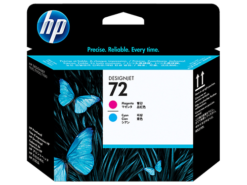 [C9383A] HP 72 Magenta and Cyan DesignJet Printhead, Magenta, Cyan, Encre à colorant, 1 pièce(s)