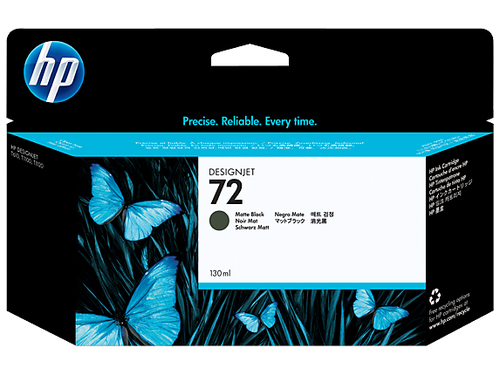 [C9403A] HP 72 130-ml Matte Black DesignJet Ink Cartridge, Rendement élevé (XL), Noir mat, Encre à pigments, Encre à pigments, 130 ml, 1 pièce(s)