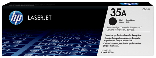 [CB435A] HP 35A toner LaserJet noir authentique, 1500 pages, Noir, 1 pièce(s)