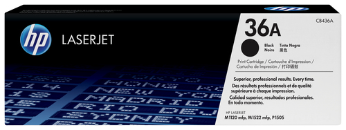 [CB436A] HP 36A toner LaserJet noir authentique, 2000 pages, Noir, 1 pièce(s)
