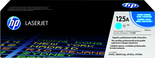 [CB541A] HP 125A toner LaserJet cyan authentique, 1400 pages, Cyan, 1 pièce(s)