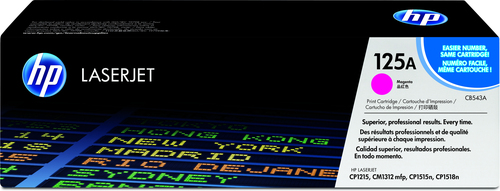 [CB543A] HP 125A toner LaserJet magenta authentique, 1400 pages, Magenta, 1 pièce(s)