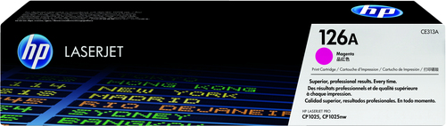 [CE313A] HP 126A toner LaserJet magenta authentique, 1000 pages, Magenta, 1 pièce(s)