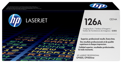 [CE314A] HP Tambour d'imagerie 126A LaserJet, 14000 pages, 7000 pages, Noir, Cyan, Magenta, Jaune, 1 pièce(s)