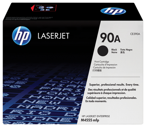 [CE390A] HP 90A toner LaserJet noir authentique, 10000 pages, Noir, 1 pièce(s)