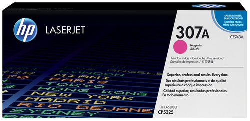 [CE743A] HP 307A toner LaserJet magenta authentique, 7300 pages, Magenta, 1 pièce(s)