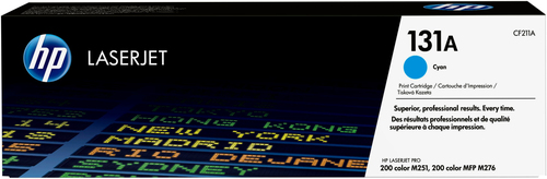 [CF211A] HP 131A toner LaserJet cyan authentique, 1800 pages, Cyan, 1 pièce(s)