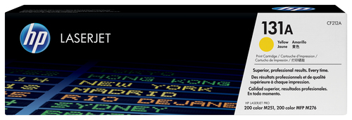 [CF212A] HP 131A toner LaserJet jaune authentique, 1800 pages, Jaune, 1 pièce(s)