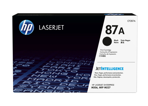 [CF287A] HP 87A toner LaserJet noir authentique, 8550 pages, Noir, 1 pièce(s)