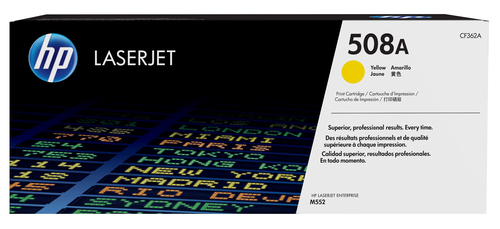 [CF362A] HP 508A toner LaserJet Jaune authentique, 5000 pages, Jaune, 1 pièce(s)