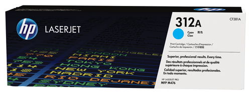 [CF381A] HP Cartouche 312A toner Cyan LaserJet, 2700 pages, Cyan, 1 pièce(s)