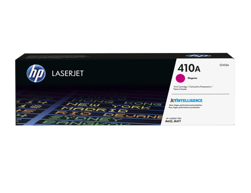 [CF413A] HP 410A toner LaserJet magenta authentique, 2300 pages, Magenta, 1 pièce(s)