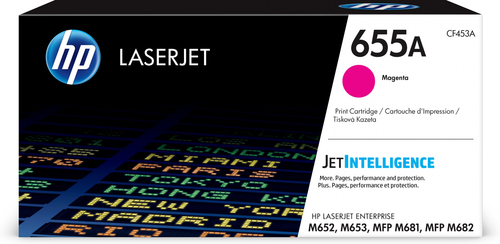 [CF453A] HP 655A Toner LaserJet magenta authentique, 10500 pages, Magenta, 1 pièce(s)