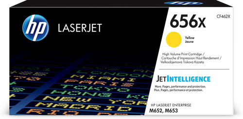 [CF462X] HP 656X Toner jaune LaserJet authentique grande capacité, 22000 pages, Jaune, 1 pièce(s)