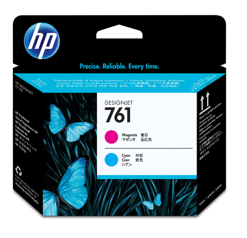 [CH646A] HP 761, HP DesignJet T7100 Printer, Jet d'encre, Magenta, Cyan, CH646A, Singapour, 28 mm
