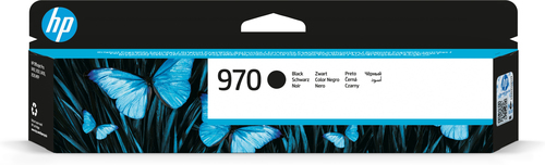 [CN621AE] HP 970 Black Original Ink Cartridge, Rendement standard, Noir, Encre à pigments, 56,5 ml, 1 pièce(s), 3000 pages