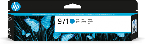 [CN622AE] HP 971 Cyan Original Ink Cartridge, Rendement standard, Cyan, Encre à pigments, 24,5 ml, 1 pièce(s), 2500 pages