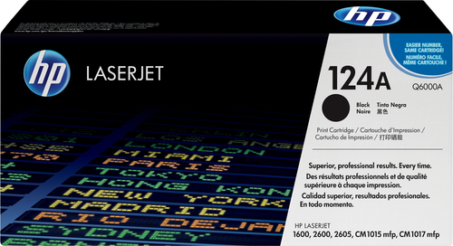[Q6000A] HP 124A toner LaserJet noir authentique, 2500 pages, Noir, 1 pièce(s)