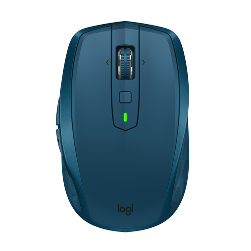 [910-005154] Logitech MX Anywhere 2S Wireless Mobile Mouse, Droitier, RF sans fil + Bluetooth, 4000 DPI, Bleu