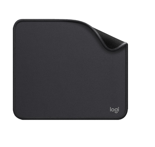 [956-000049] Logitech Mouse Pad Studio Series, Graphite, Monochromatique, Nylon, Polyester, Caoutchouc, Base antidérapante
