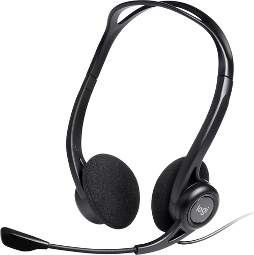 [981-000100] Logitech 960, Avec fil, 100 - 1000 Hz, Appels/Musique, 120 g, Casque, Noir