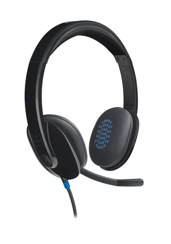 [981-000480] Logitech H540, Avec fil, Bureau/Centre d'appels, 20 - 20000 Hz, 120 g, Casque, Noir