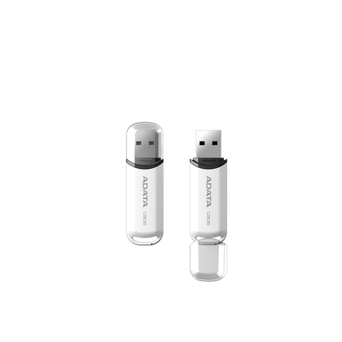 [AC906-16G-RWH] ADATA C906, 16 Go, USB Type-A, 2.0, Casquette, 9 g, Blanc