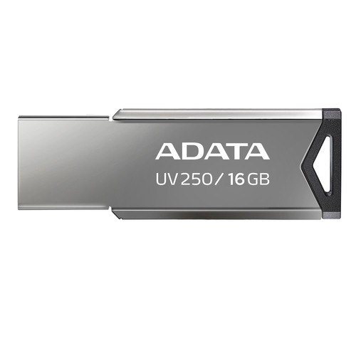 [AUV250-16G-RBK] ADATA UV250, 16 Go, USB Type-A, 2.0, Sans capuchon, 5,6 g, Argent