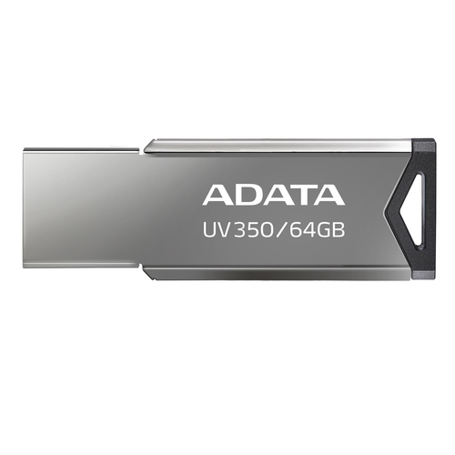 [AUV350-64G-RBK] ADATA UV350, 64 Go, USB Type-A, Sans capuchon, 5,9 g, Gris