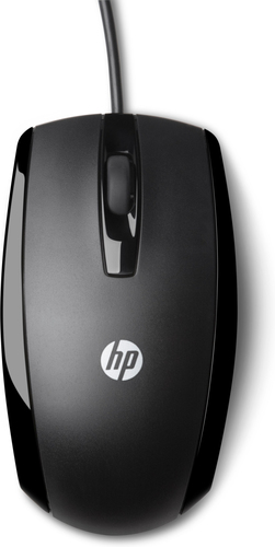 [E5E76AA] HP Souris filaire X500, Optique, USB Type-A, Noir
