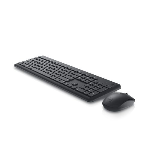 [KM3322W] DELL KM3322W, Taille réelle (100 %), Sans fil, RF sans fil, QWERTY, Noir, Souris incluse
