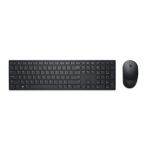 [KM5221W] DELL KM5221W, Taille réelle (100 %), Sans fil, RF sans fil, AZERTY, Noir, Souris incluse