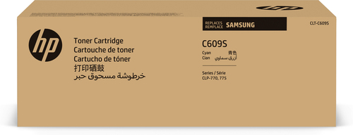 [SU086A] Samsung CLT-C609S Toner cyan authentique, 7000 pages, Cyan, 1 pièce(s)