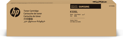 [SU173A] Samsung CLT-K506L High-Yield Black Original Toner Cartridge, 6000 pages, Noir, 1 pièce(s)