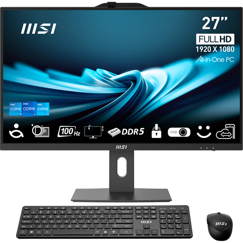 [9S6-AF8321-653] MSI Pro AP272P 14M-653FR, 68,6 cm (27”), Full HD, Intel® Core™ i5, 16 Go, 512 Go, Windows 11 Pro