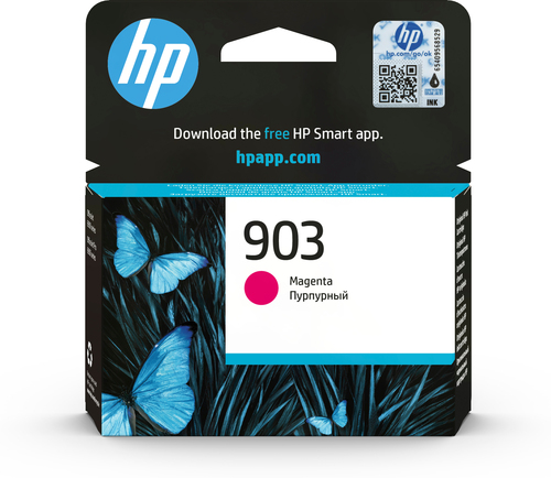[T6L91AE] HP 903 Magenta Original Ink Cartridge, Rendement standard, Magenta, Encre à pigments, 4 ml, 1 pièce(s), 315 pages