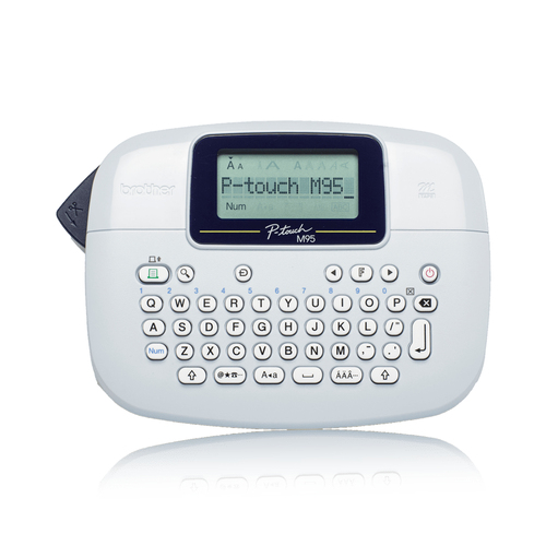 [PT-M95] Brother PT-M95, QWERTY, Transfert thermique, 203 x 203 DPI, 7,5 mm/sec, AAA, Alcaline