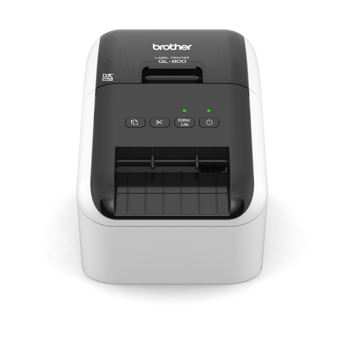 [QL-800] Brother QL-800, DK, Thermique directe, 300 x 600 DPI, 148 mm/sec, Avec fil, Noir, Gris