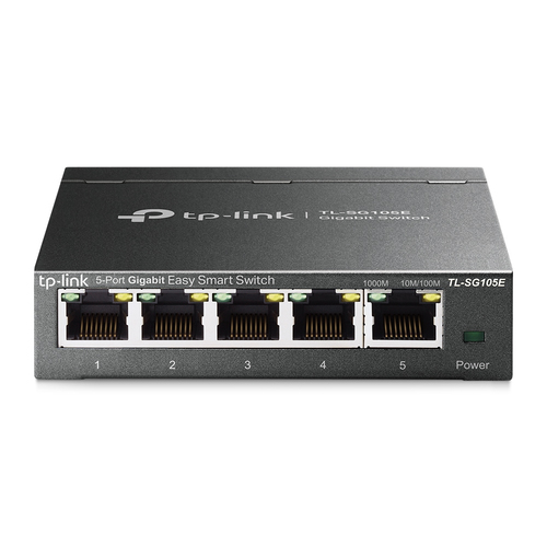 [TL-SG105E] TP-Link TL-SG105E, Géré, L2, Gigabit Ethernet (10/100/1000)
