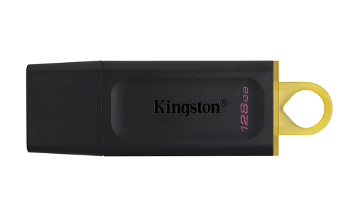 [DTX/128GB] Kingston Technology DataTraveler Exodia, 128 Go, USB Type-A, 3.2 Gen 1 (3.1 Gen 1), Casquette, 11 g, Noir, Jaune