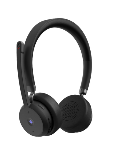 [4XD1M80020] Lenovo Wireless VoIP Headset, Sans fil, Bureau/Centre d'appels, 20 - 20000 Hz, 140 g, Casque, Noir