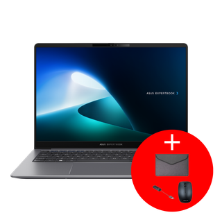 [90NX0861-M00HY0] Asus ExpertBook P5405CSA-NZ0409X, Intel Ultra 5-226V, 14'', 16 Go, 512 Go, Windows 11 Pro, Garantie 3 ans