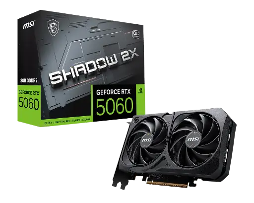 [912-V537-110] MSI Carte Graphique GeForce RTX 5060 Ti 8G SHADOW 2X OC PLUS BULK