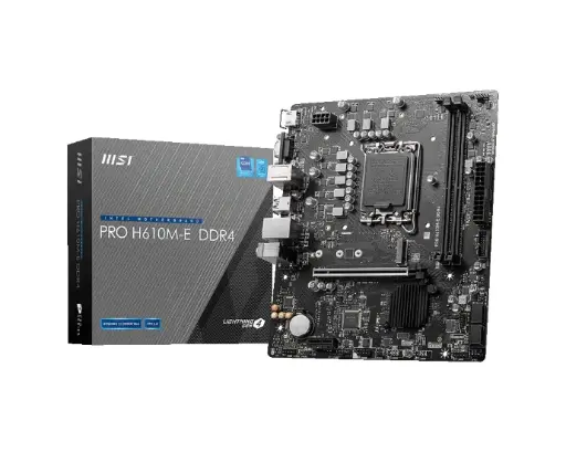 [911-7D48-070] MSI Carte Mère PRO H610M-E. Intel H610. Socket LGA 1700. DDR4