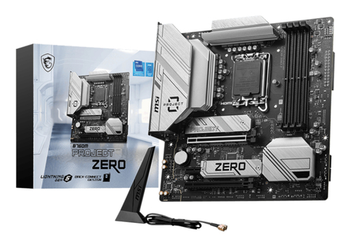 [B760M PROJECT ZERO] MSI Carte Mère B760M PROJECT ZERO. Intel B760. Socket LGA 1700. DDR5