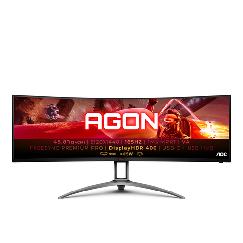 [AG493UCX2] AOC B2 AG493UCX2, 124 cm (48.8”), Quad HD, LED, 4 ms, Noir