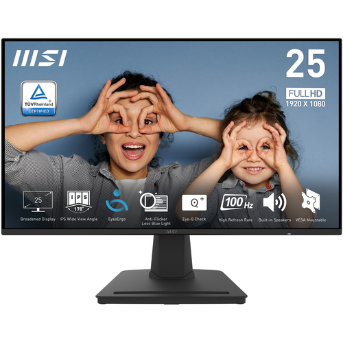 [PRO MP252] MSI PRO MP252, 62,2 cm (24.5”), Full HD, LED, 4 ms, Noir