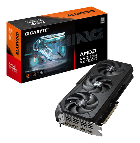 [GV-R9070GAMING OC-16GD] GIGABYTE Radeon RX 9070, 16 Go, GDDR6